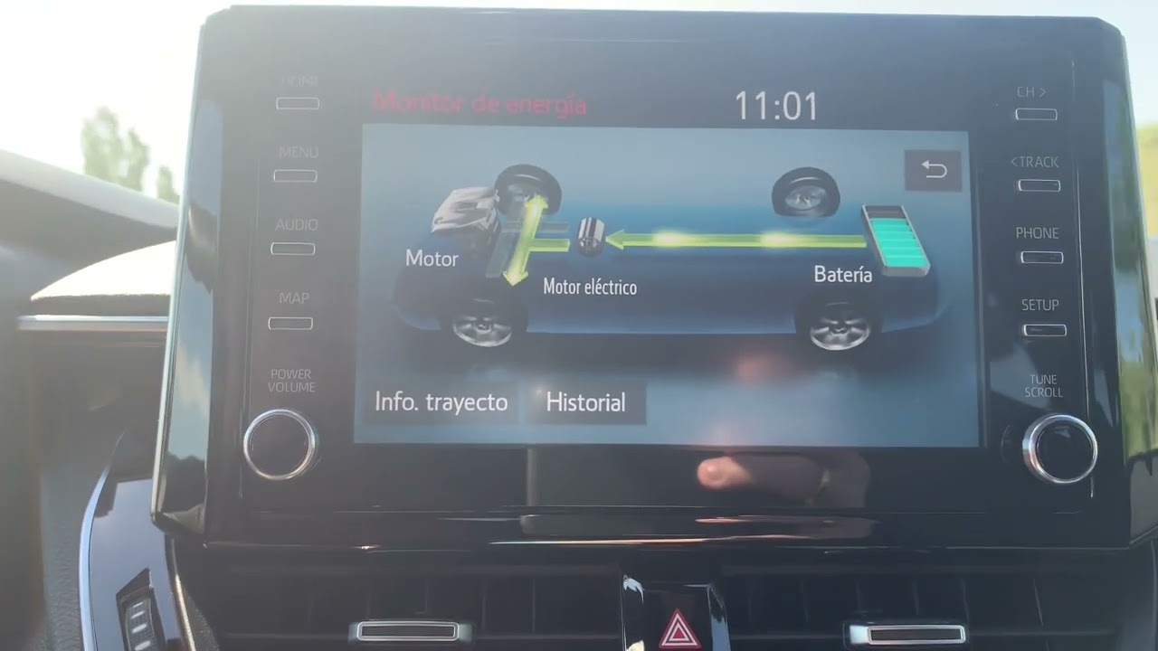 Cómo funciona el sistema hibrido de Toyota Corolla?