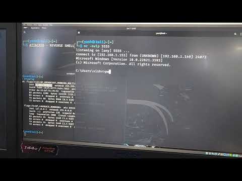 Netcat Windows Reverse Shell Hack using Kali Linux
