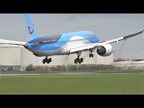 *Rare* Thomson B787 Landing at Amsterdam Airport Schiphol