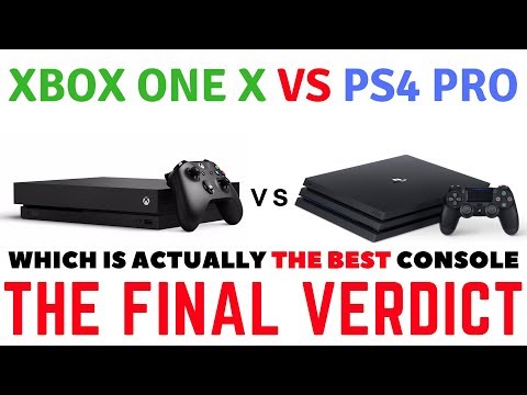 Xbox One X vs Sony Playstation 4 Pro - Which Is ACTUALLY The BEST Gaming Console - Full Review