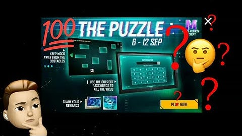 MOCO PUZZLE EVENT || HOW TO SOLVE IT || GARENA FREE FIRE #mocopuzzleevent#garenafreefire