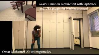 GearVR Motion Capture with Optitrack inside UE4