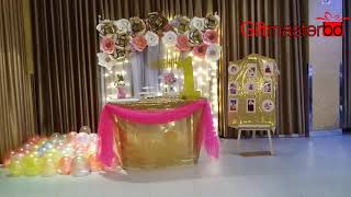 Birthday Decoration Ideas With Paper Flower By Gift Master Bd
