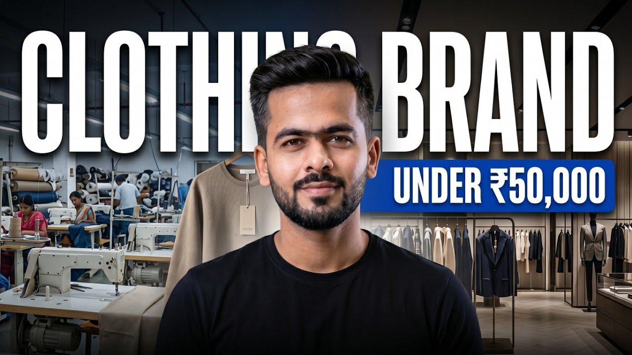 How to Start a Clothing Brand Under ₹50000 in India (Step-by-Step Guide)