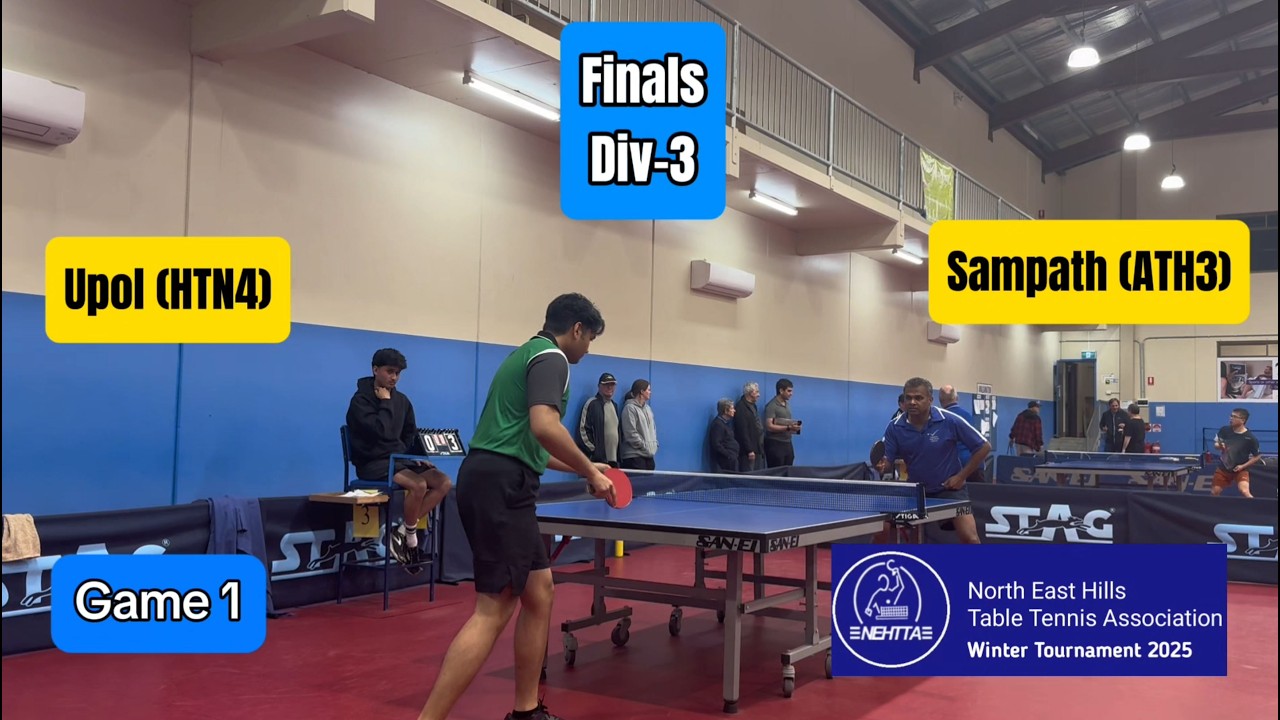 Upol vs Sampath I NEHTTA Winter Tournament 2025 SA I Division 3 I Finals