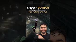 Spider-Man in Batman's Gotham.