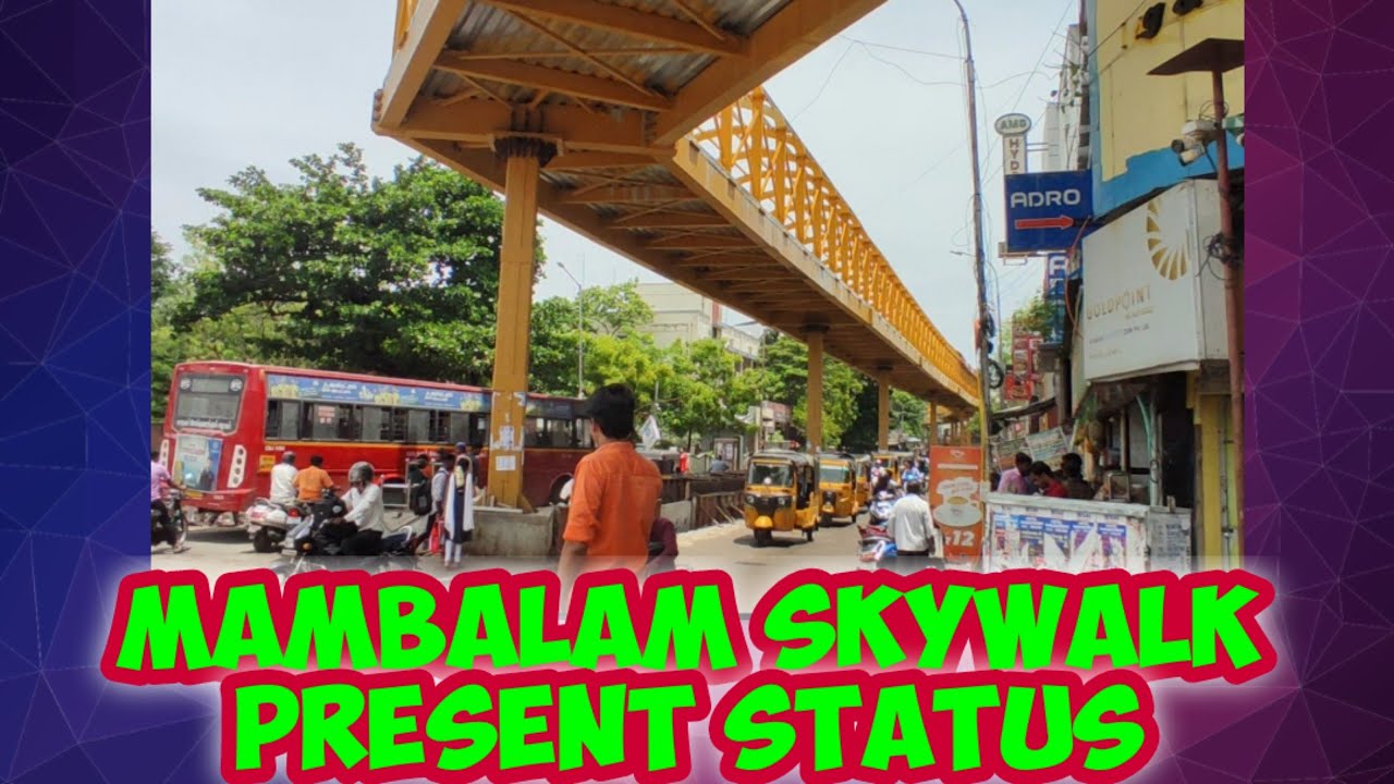 MAMBALAM SKYWALK PRESENT STATUS