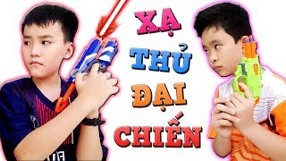 Tony | Bắn Súng Giành Siêu Xe Lego  NERF WAR FUNNY