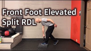 Front Foot Elevated Split RDL