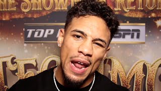 Jamaine Ortiz WANTS REVENGE vs TWO FACED Teofimo Lopez; teases Haney MIND GAMES \& SURPRISE!