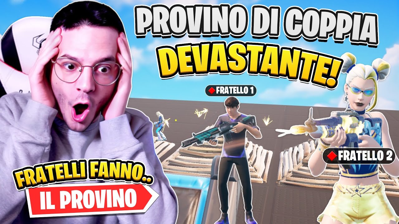 *FRATELLI* Fanno Un PROVINO DEVASTANTE! su  Fortnite ITA #fortnite #fortniteita #smi_ii