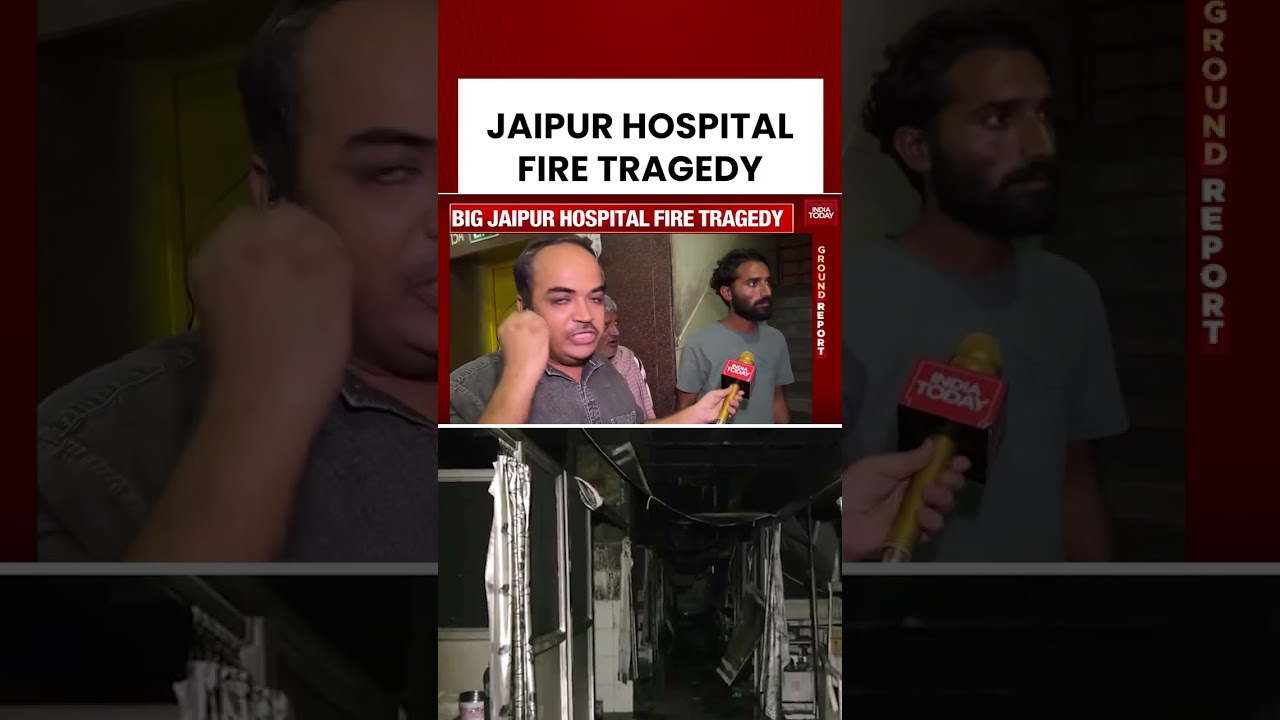 Fire Breaks Out At Jaipur Hospital ICU | Staff Fled, Families Demand Justice | Tragedy Unfolds 