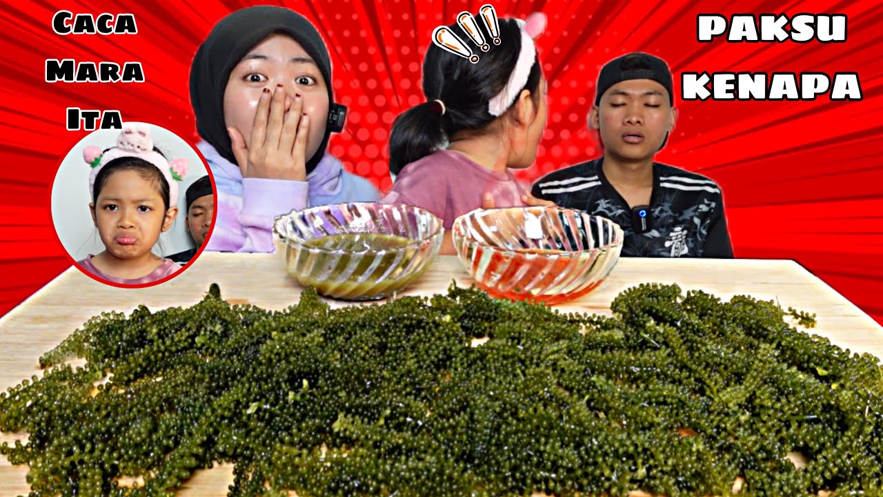 PRANK❗️PAKSU PENGSAN MAKAN LATOK ,CACA MARAH ITA 😱‼️