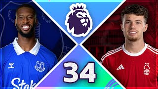 Premier League Predictions Week 34