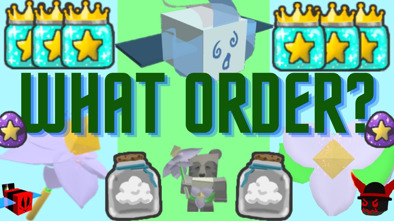 Bee Swarm Simulator What Order Should You Buy The Spirit Petal Items In YouTube