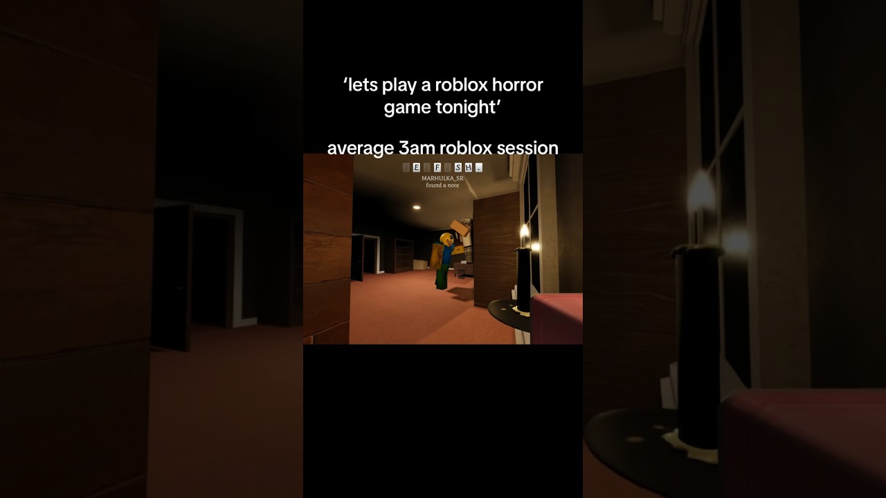 the average roblox horror game experience… 