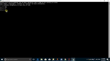 Python Tutorials  - Python multiple assignments-swapping