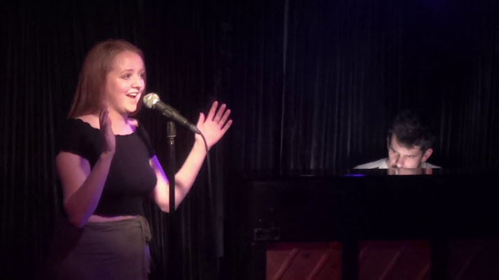 Cara Corrigan singing 'One Perfect Moment'