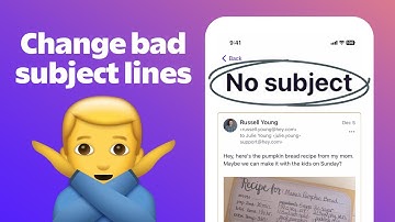 Change any email subject line with HEY