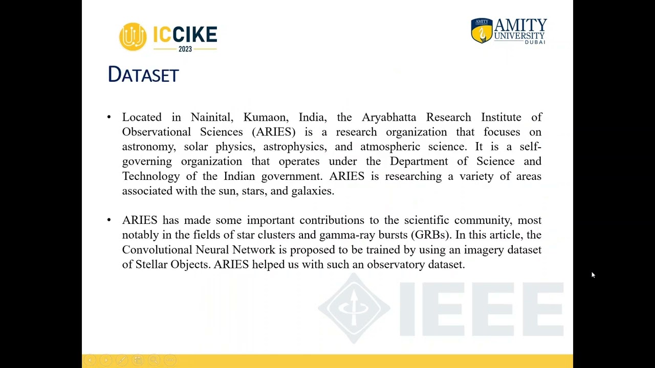 ICCIKE 2023 | Paper Code: 08 | Anurag Dutta (Pre-Presentation)