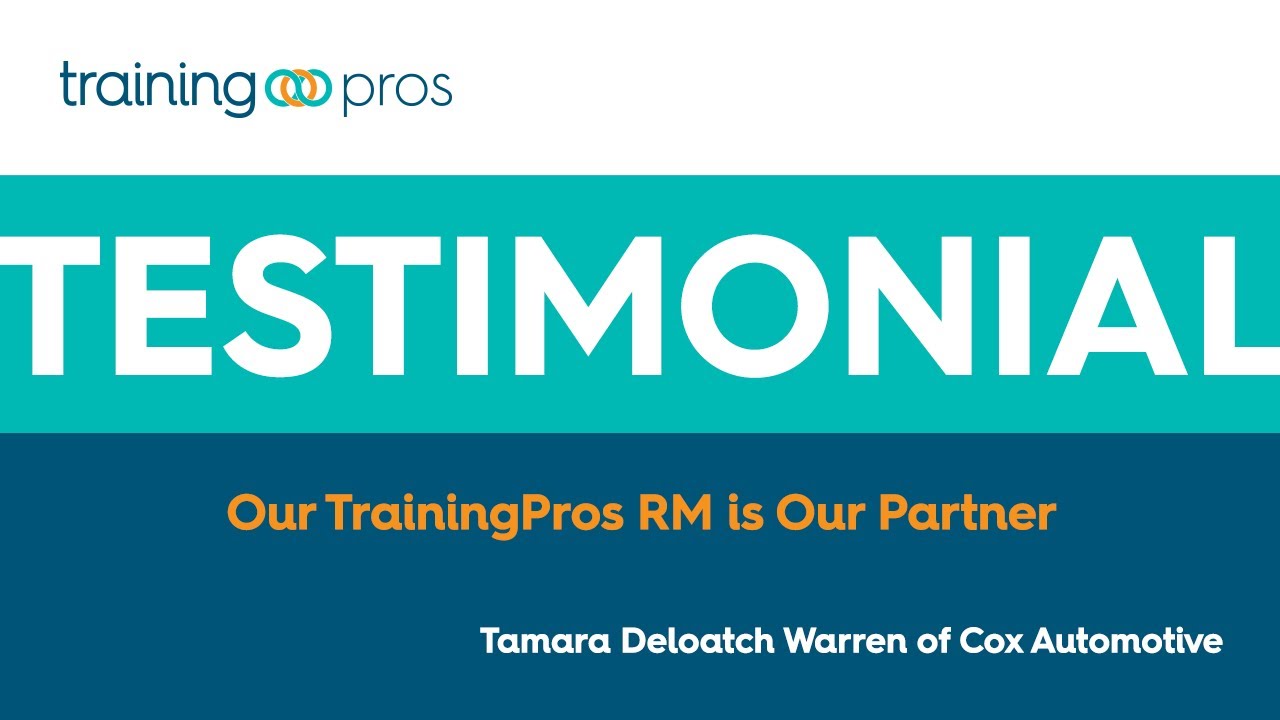 Our TrainingPros RM is Our Partner