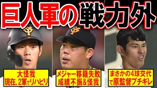 【プロ野球】2022年シーズンで戦力外が濃厚な山口選手。巨人の優勝立役者や大量の戦力外通告が！？【大ピンチ】