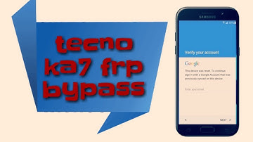 TECNO KA7 frp lock 8.1.0 bypass google reset 2018