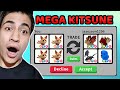 MEGA NEON KİTSUNE TRADE !? HER ŞEYİNİ VERDİ !! ( Roblox Adopt Me )