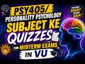 Psy 405 /Personality Psychology Quizzes videio.