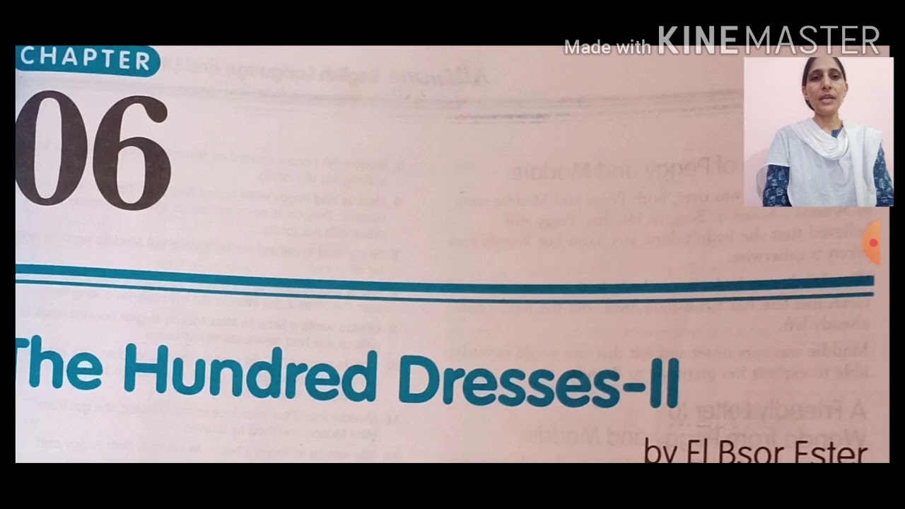 Class 10 Chapter 6 The Hundred Dresses 2 - YouTube