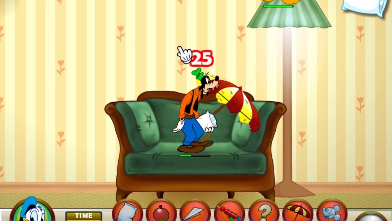 Mickey and Friends in Pillow Fight Gameplay (Stage 3) YouTube