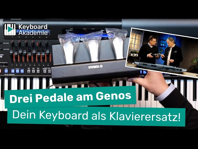 Drei Pedale am Genos: Dein Keyboard als Klavierersatz!
