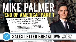 Mike Palmer | 'End of America' Sales Letter Breakdown - PART 1 (Proven Ads 67/100)