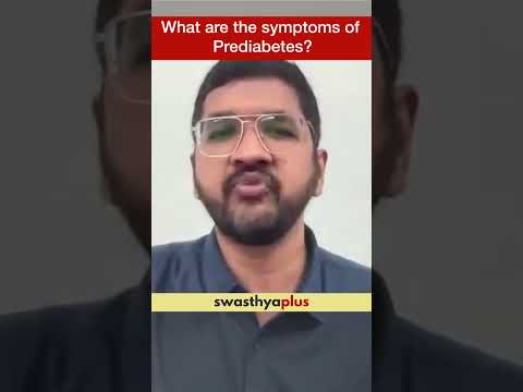 What are the symptoms of Prediabetes? | Dr Mahesh Rath | #Shorts