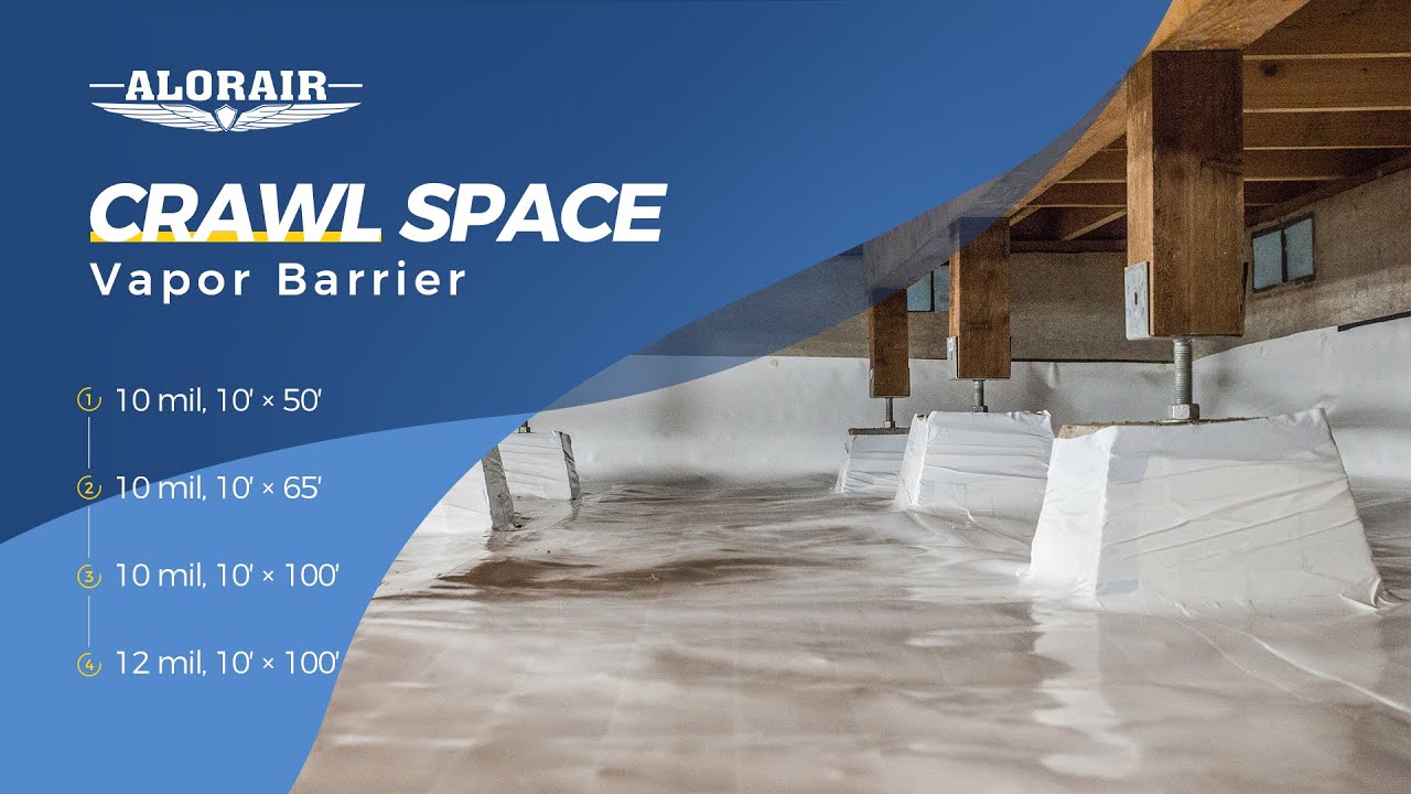 AlorAir Crawl Space Vapor Barrier