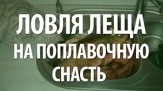 РЫБАЛКА на ЛЕЩА ПОПЛАВОЧНОЙ СНАСТЬЮ на РЕКЕ