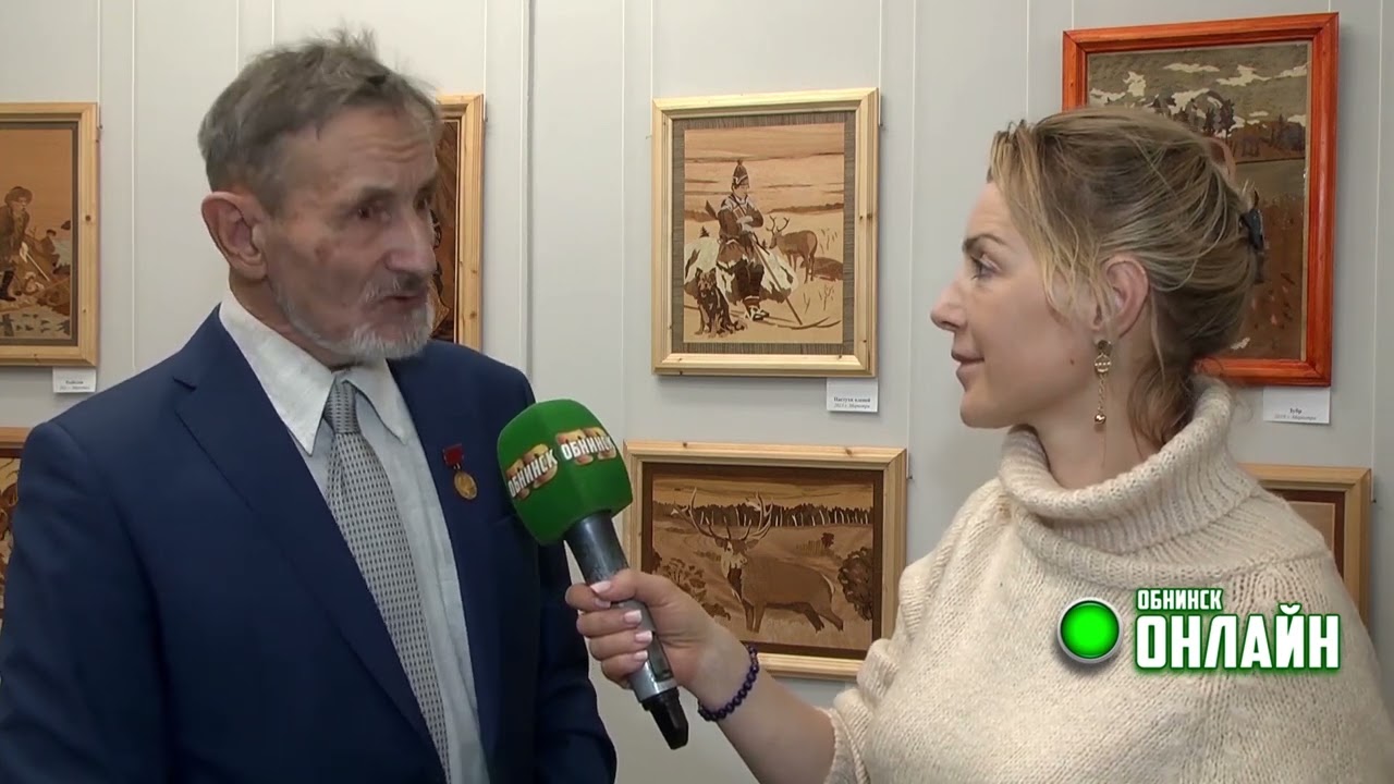 14.03.2025.  Выставка картин выполненных в технике маркетри