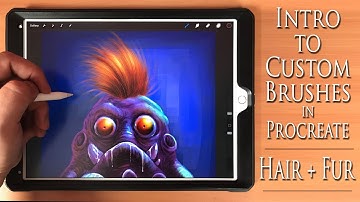 Intro to Custom Brushes in Procreate  ( Promo Video )