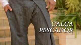 calça pescador masculina branca