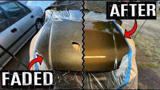 Restoring Carbon Fiber With Clear Coat + Facebook Marketplace K20a2 Engine FAIL