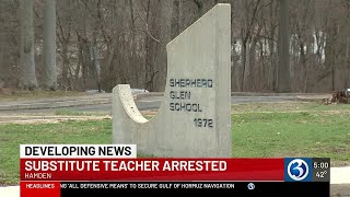 Hamden substitute teacher arrested