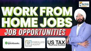 Work From Home Job Opportunities with EA + QuickBooks + TurboTax Training