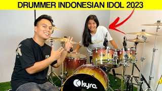 leca jadi drummer indonesian idol 2023 karena ini