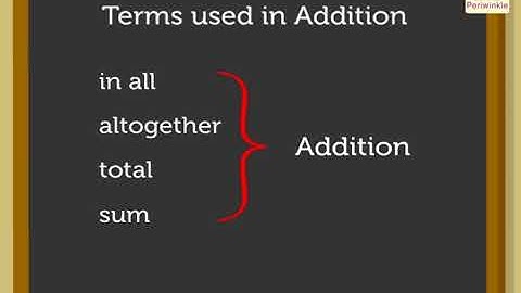 Addition Concept and Properties | Mathematics Grade 3 | Periwinkle