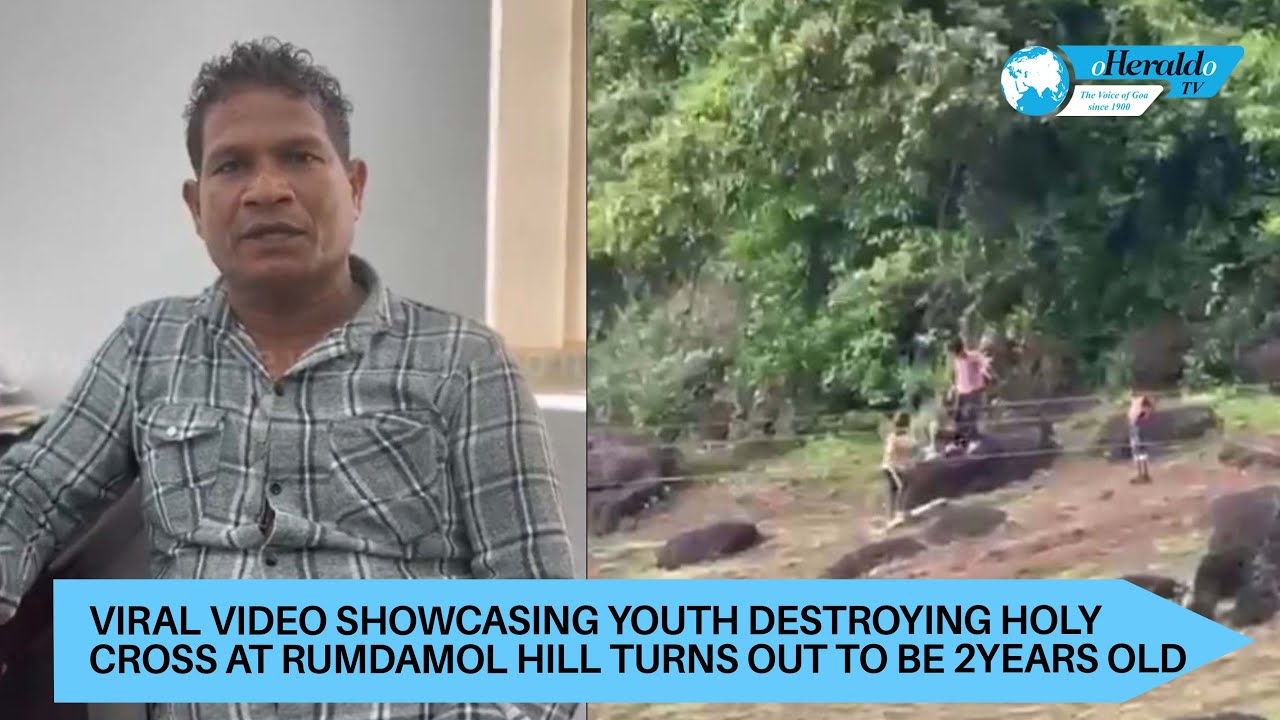 Viral video showcasing youth destroying Holy Cross at Rumdamol Hill turns out to be 2years old