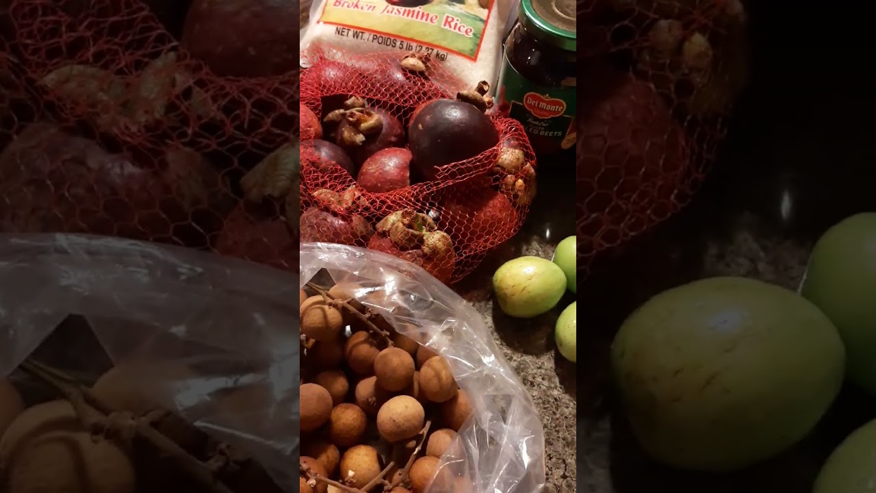 Exotic Fruits & Mini Grocery Haul  Weekly Budget $😭☹🥺😱🤔 #fun #food #diy #fyp #fruit #shopping #love