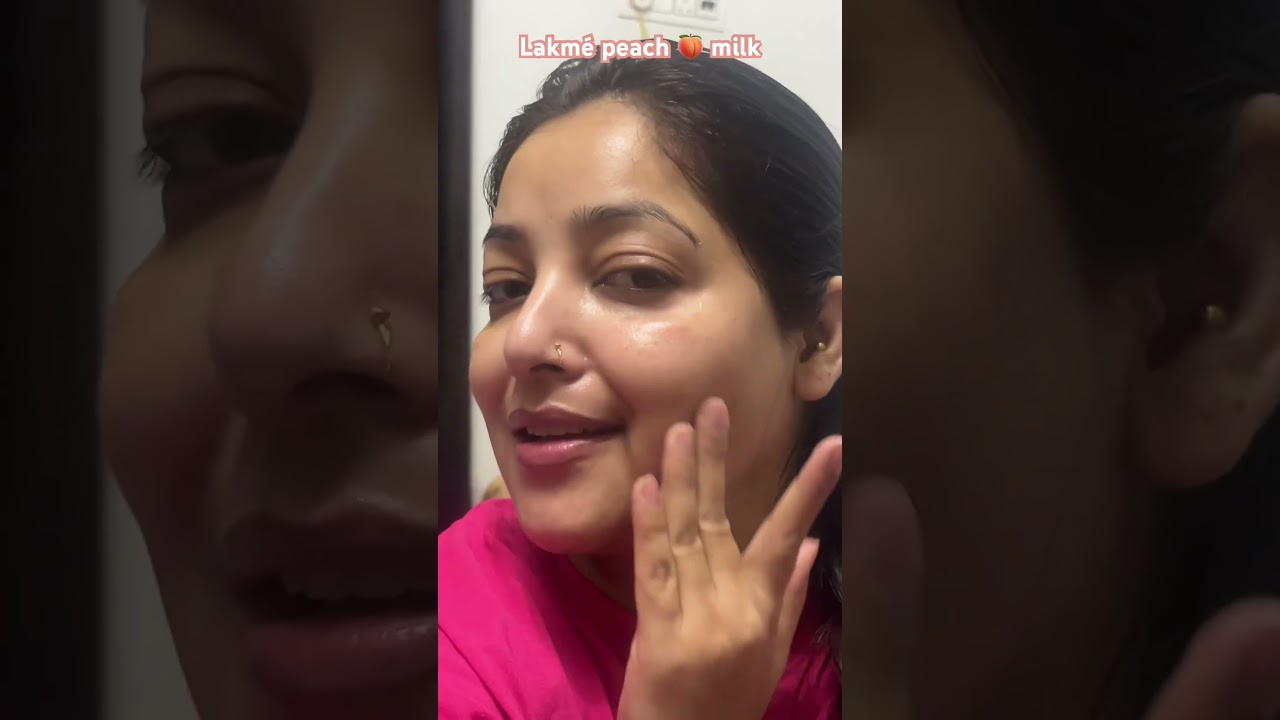 Lakmé peach 🍑 milk cream 