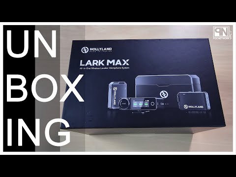 Hollyland Lark Max Duo Wireless Dual Lav Mic Kit - Unboxing - Poc Network