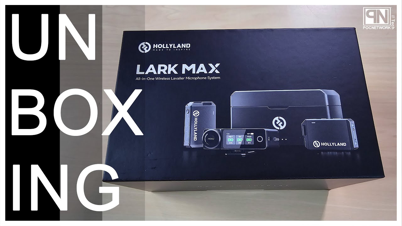 Hollyland Lark Max Duo Wireless Dual Lav Mic Kit - Unboxing - Poc
