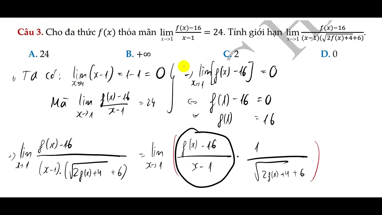 Giới hạn hàm ẩn, hàm chứa tham số + toán thực tế giới hạn